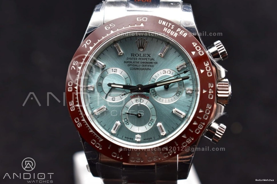 Best Weight) 1:1 SH4130 ZipUp Ice 116506 V3 398 Edition on Blue Bracelet SS Daytona Dial Markers (Gain QF Crystal 0209